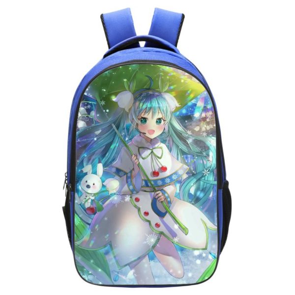 Hatsune Miku Backpack School Bag Blue - Image 19