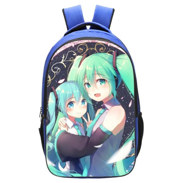 Hatsune Miku Backpack School Bag Blue - Image 20