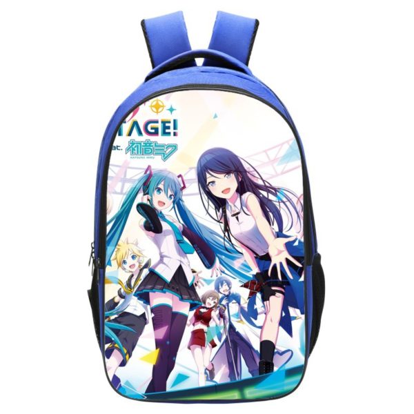 Hatsune Miku Backpack School Bag Blue - Image 21