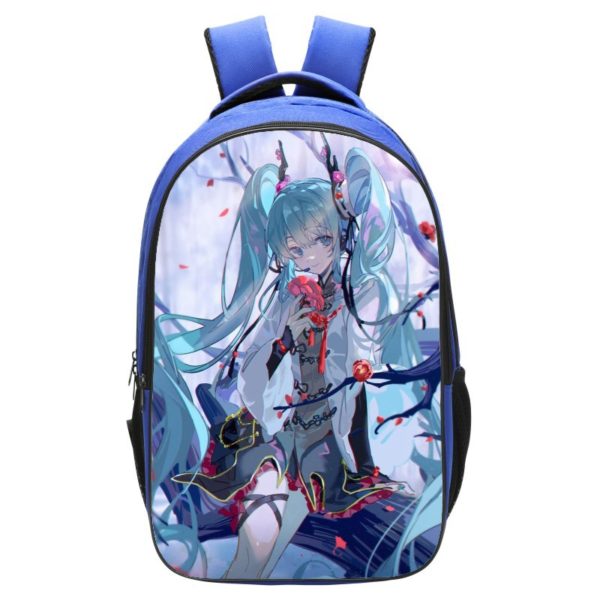 Hatsune Miku Backpack School Bag Blue - Image 22