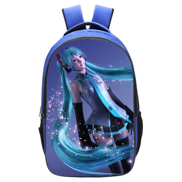 Hatsune Miku Backpack School Bag Blue - Image 24