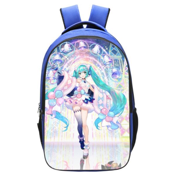 Hatsune Miku Backpack School Bag Blue - Image 4