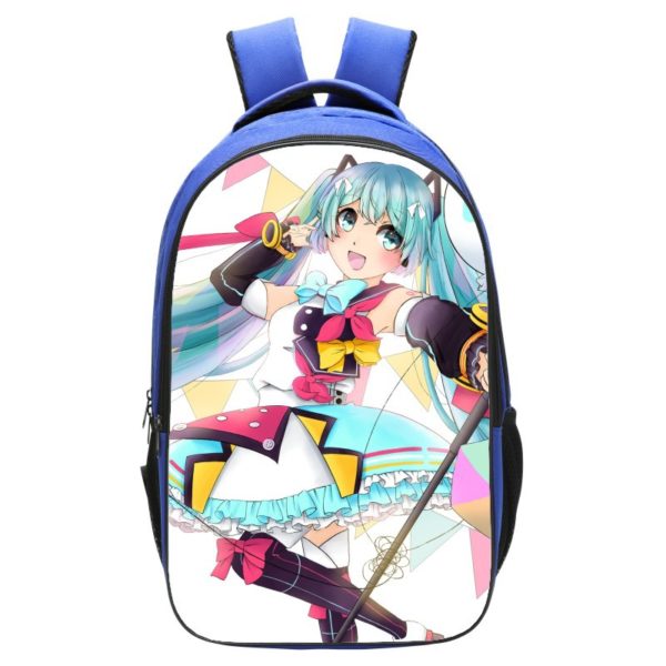 Hatsune Miku Backpack School Bag Blue - Image 6