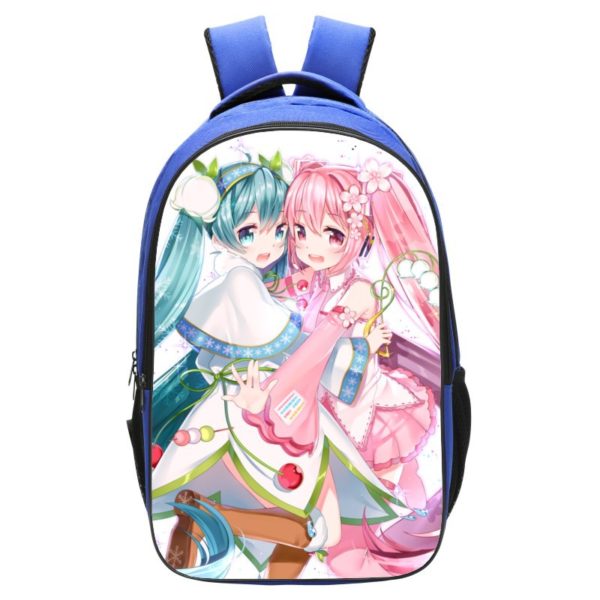 Hatsune Miku Backpack School Bag Blue - Image 13