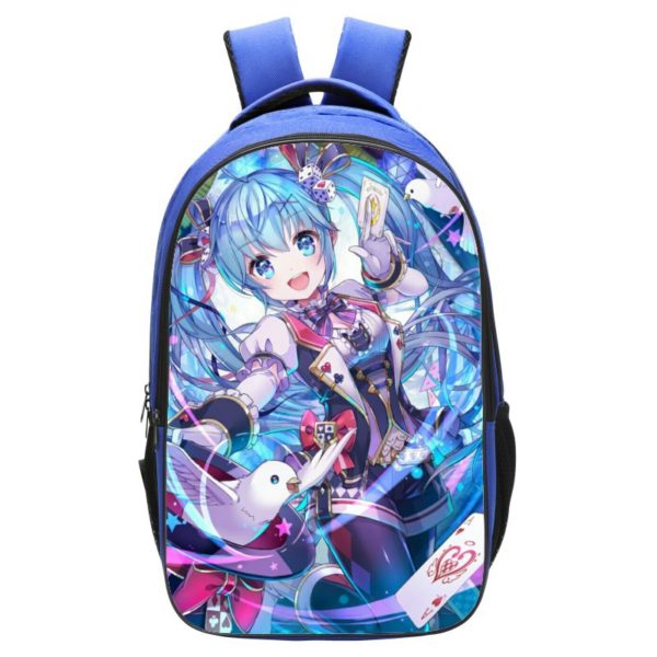 Hatsune Miku Backpack School Bag Blue - Image 14