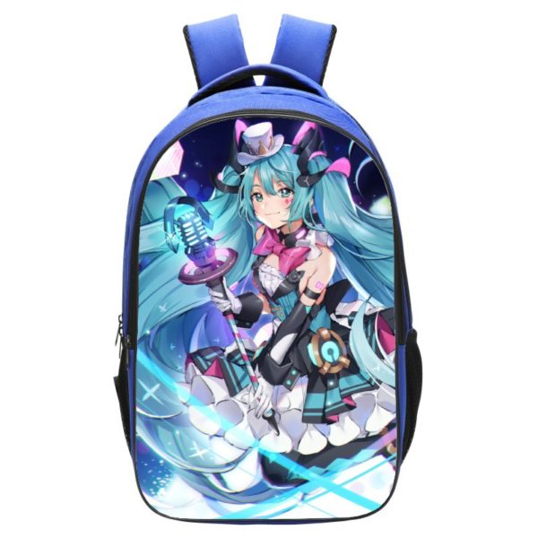 Hatsune Miku Backpack School Bag Blue - Image 15