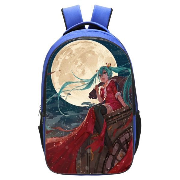 Hatsune Miku Backpack School Bag Blue - Image 16