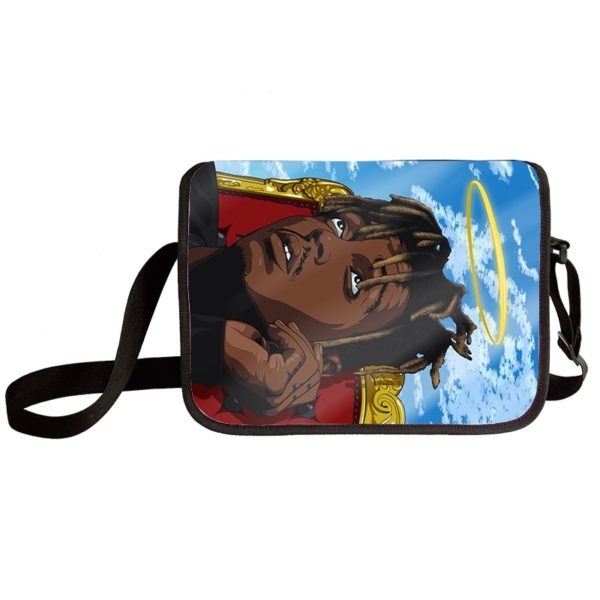 Juice Wrld shoulder bag primary and middle school students messenger bag children's make-up bag - Image 11