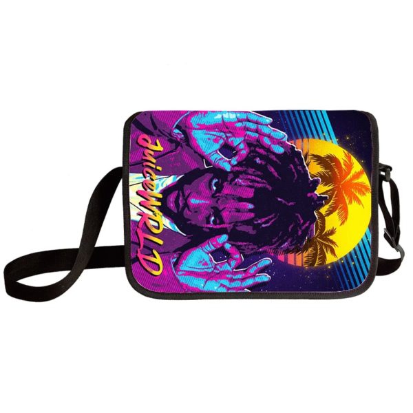 Juice Wrld shoulder bag primary and middle school students messenger bag children's make-up bag - Image 20