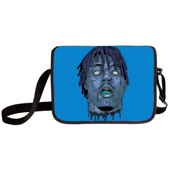 Juice Wrld shoulder bag primary and middle school students messenger bag children's make-up bag - Image 21