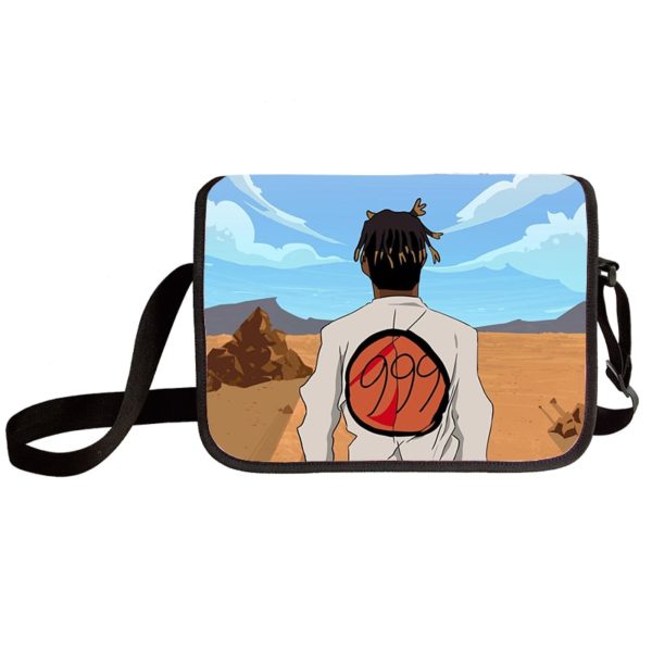 Juice Wrld shoulder bag primary and middle school students messenger bag children's make-up bag - Image 25