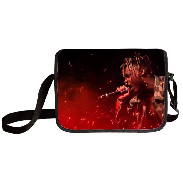 Juice Wrld shoulder bag primary and middle school students messenger bag children's make-up bag - Image 2