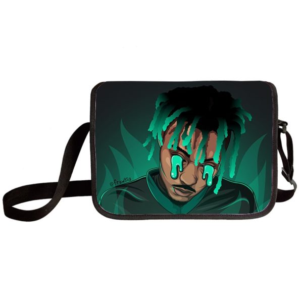 Juice Wrld shoulder bag primary and middle school students messenger bag children's make-up bag