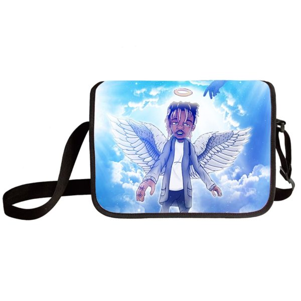 Juice Wrld shoulder bag primary and middle school students messenger bag children's make-up bag - Image 5