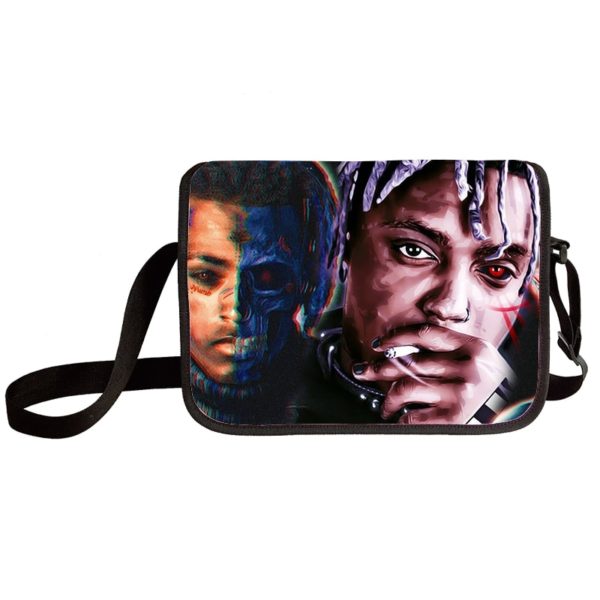 Juice Wrld shoulder bag primary and middle school students messenger bag children's make-up bag - Image 7