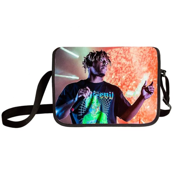 Juice Wrld shoulder bag primary and middle school students messenger bag children's make-up bag - Image 8