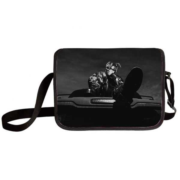 Juice Wrld shoulder bag primary and middle school students messenger bag children's make-up bag - Image 10