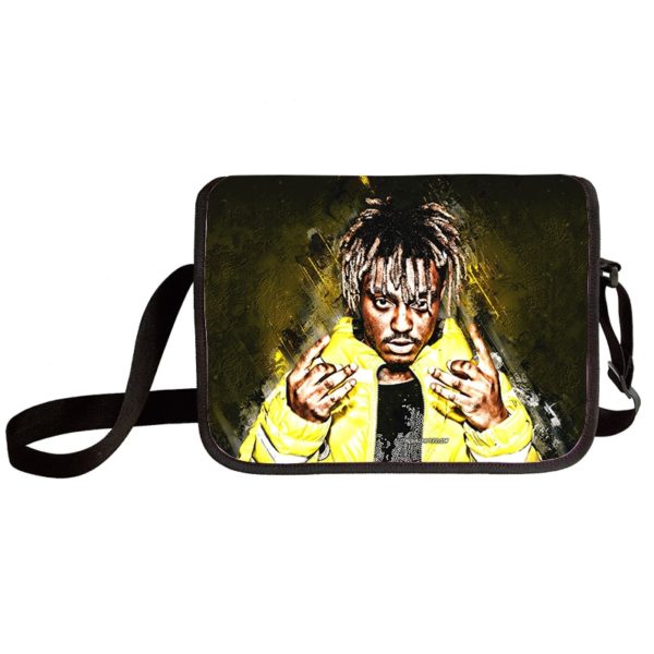 Juice Wrld shoulder bag primary and middle school students messenger bag children's make-up bag - Image 14