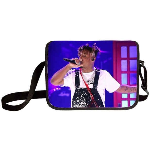 Juice Wrld shoulder bag primary and middle school students messenger bag children's make-up bag - Image 17