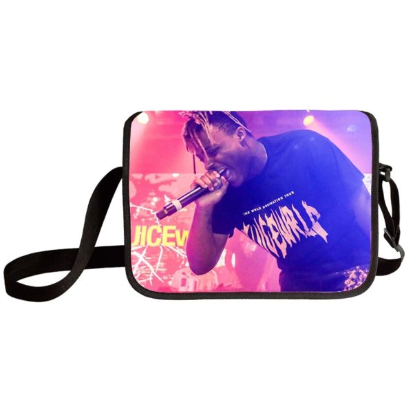 Juice Wrld shoulder bag primary and middle school students messenger bag children's make-up bag - Image 18