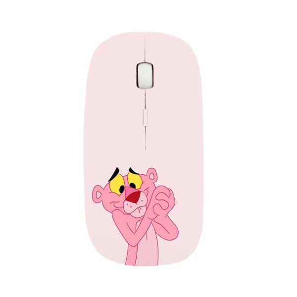 Pink Panther Comb 2.4G Slim Wireless Mouse with Nano Receiver - Image 12