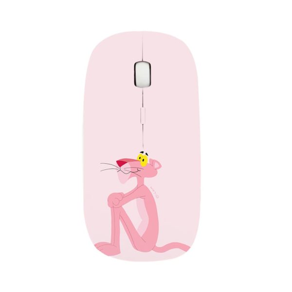 Pink Panther Comb 2.4G Slim Wireless Mouse with Nano Receiver - Image 13