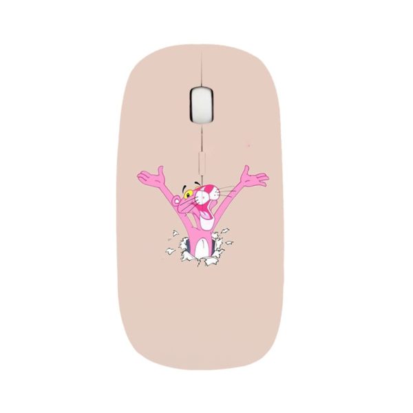 Pink Panther Comb 2.4G Slim Wireless Mouse with Nano Receiver - Image 14