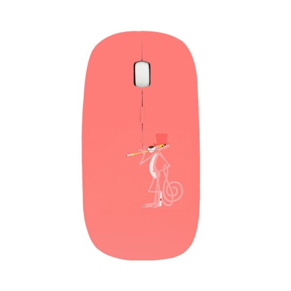 Pink Panther Comb 2.4G Slim Wireless Mouse with Nano Receiver - Image 3