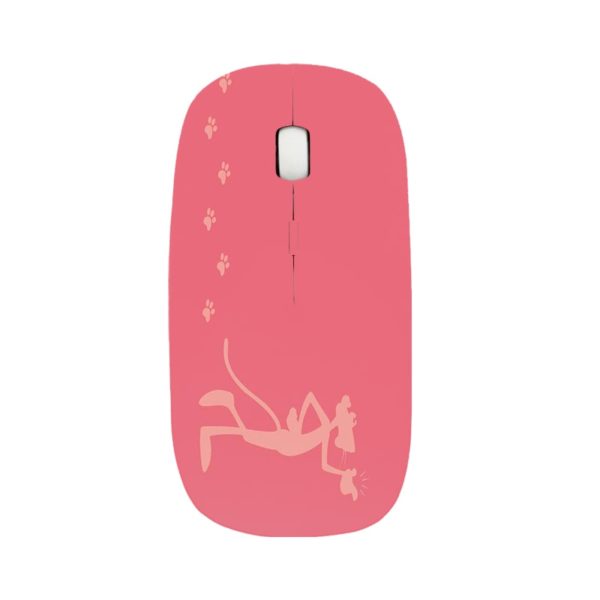 Pink Panther Comb 2.4G Slim Wireless Mouse with Nano Receiver - Image 4