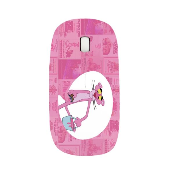 Pink Panther Comb 2.4G Slim Wireless Mouse with Nano Receiver - Image 5