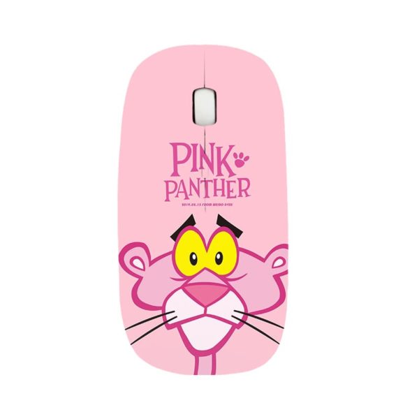 Pink Panther Comb 2.4G Slim Wireless Mouse with Nano Receiver - Image 8