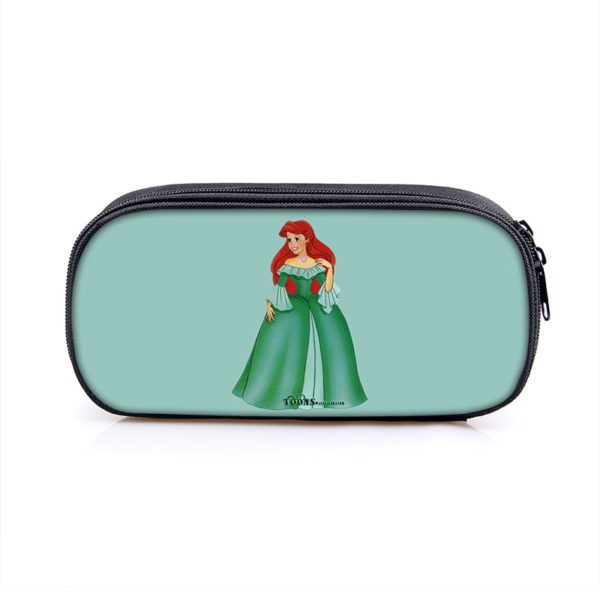 The Little Mermaid Cosmetic Bags Boys Girls Children Large Pencil Case Purse Storage Bags Women Men Multifunction Makeup Bag - Image 6