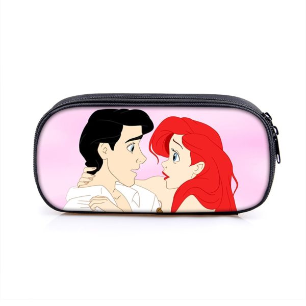 The Little Mermaid Cosmetic Bags Boys Girls Children Large Pencil Case Purse Storage Bags Women Men Multifunction Makeup Bag - Image 7