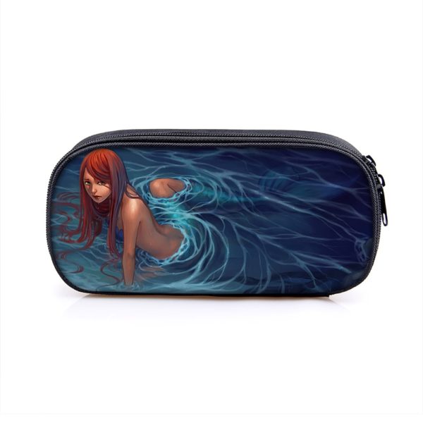 The Little Mermaid Cosmetic Bags Boys Girls Children Large Pencil Case Purse Storage Bags Women Men Multifunction Makeup Bag - Image 8