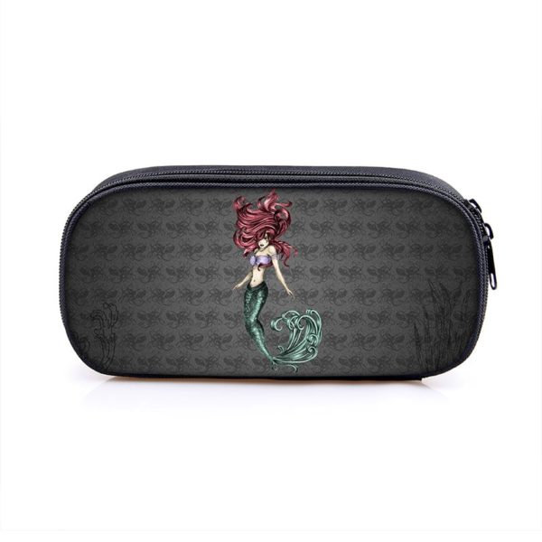 The Little Mermaid Cosmetic Bags Boys Girls Children Large Pencil Case Purse Storage Bags Women Men Multifunction Makeup Bag - Image 14