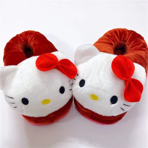 Hello Kitty Home Warm All-Inclusive Plush Slippers - Image 3