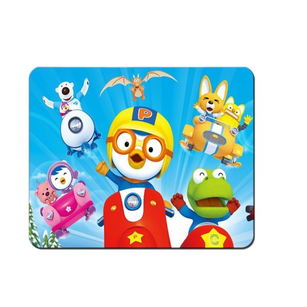 Pororo Natural Rubber Washable Computer Game Mouse Pad - Image 29