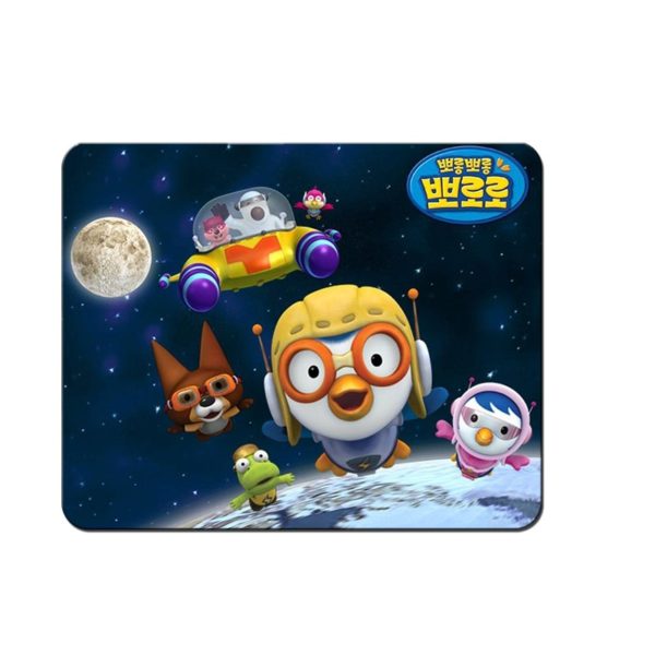 Pororo Natural Rubber Washable Computer Game Mouse Pad - Image 3