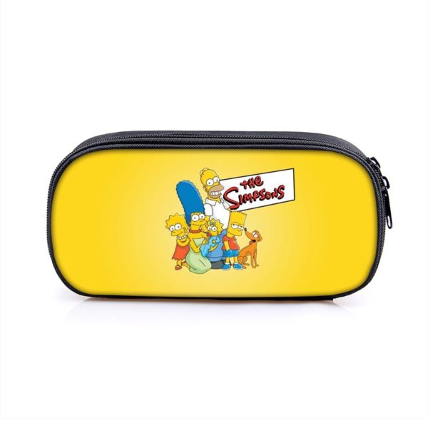 The Simpsons Cosmetic Bags Boys Girls Children Large Pencil Case Purse Storage Bags Women Men Multifunction Makeup Bag - Image 27