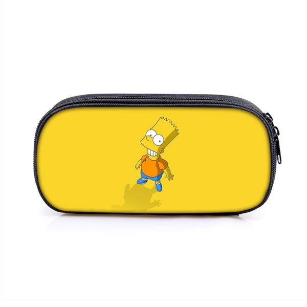 The Simpsons Cosmetic Bags Boys Girls Children Large Pencil Case Purse Storage Bags Women Men Multifunction Makeup Bag - Image 28