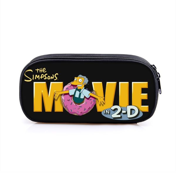 The Simpsons Cosmetic Bags Boys Girls Children Large Pencil Case Purse Storage Bags Women Men Multifunction Makeup Bag - Image 30