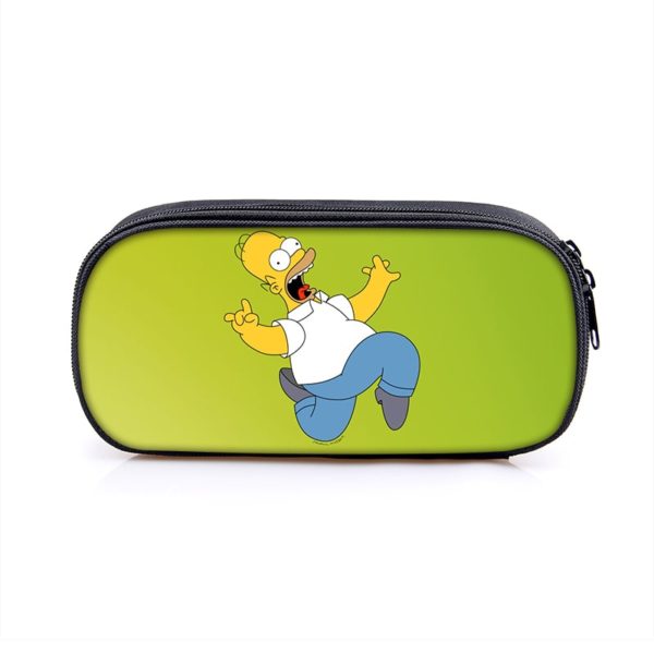 The Simpsons Cosmetic Bags Boys Girls Children Large Pencil Case Purse Storage Bags Women Men Multifunction Makeup Bag - Image 31