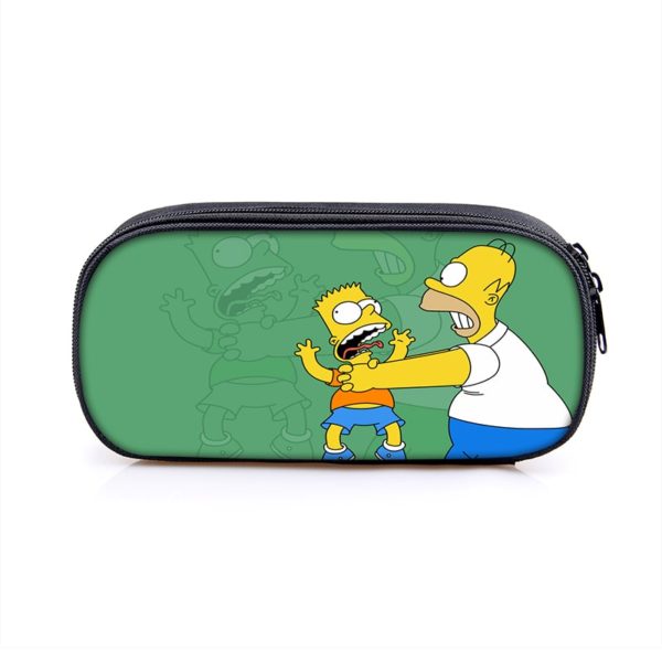 The Simpsons Cosmetic Bags Boys Girls Children Large Pencil Case Purse Storage Bags Women Men Multifunction Makeup Bag - Image 32