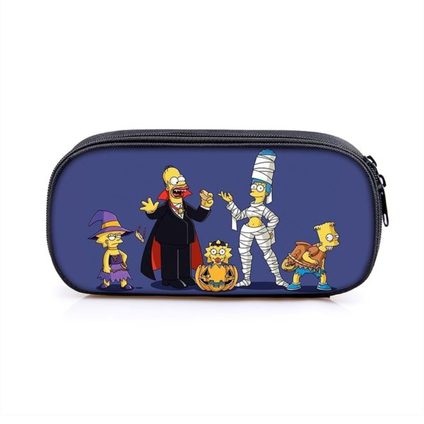 The Simpsons Cosmetic Bags Boys Girls Children Large Pencil Case Purse Storage Bags Women Men Multifunction Makeup Bag - Image 33