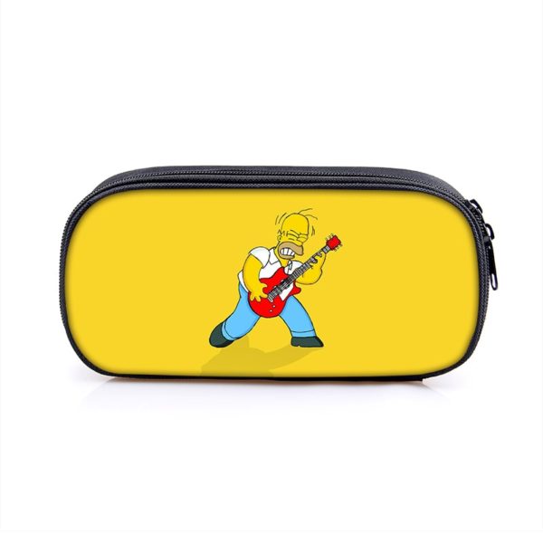 The Simpsons Cosmetic Bags Boys Girls Children Large Pencil Case Purse Storage Bags Women Men Multifunction Makeup Bag - Image 34