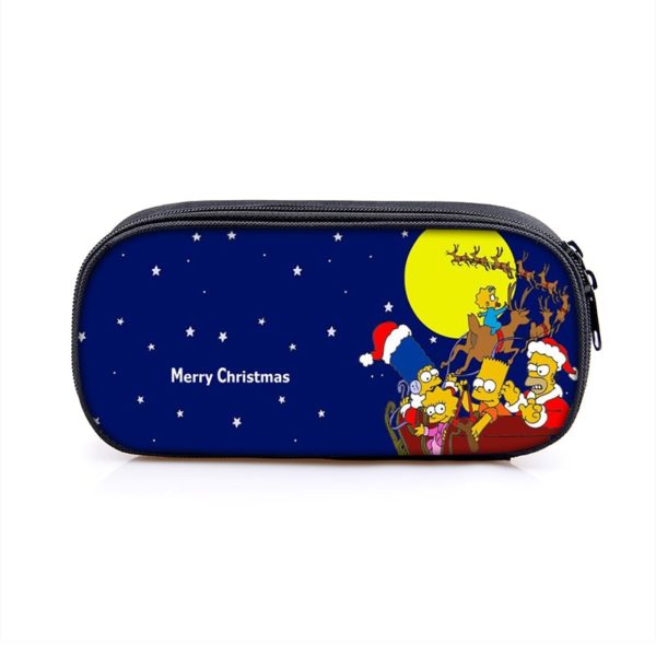 The Simpsons Cosmetic Bags Boys Girls Children Large Pencil Case Purse Storage Bags Women Men Multifunction Makeup Bag - Image 35