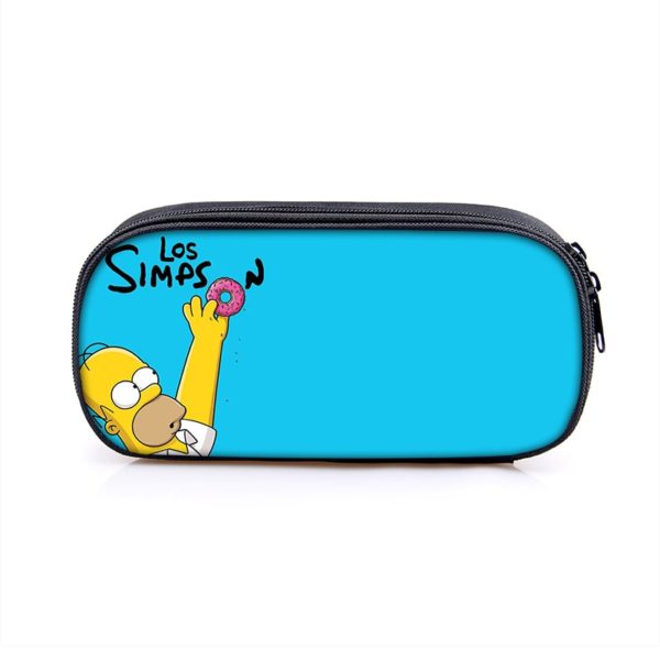 The Simpsons Cosmetic Bags Boys Girls Children Large Pencil Case Purse Storage Bags Women Men Multifunction Makeup Bag - Image 36