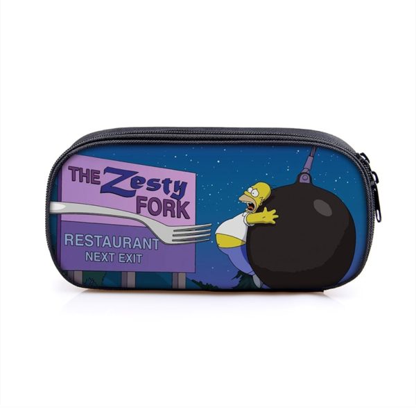 The Simpsons Cosmetic Bags Boys Girls Children Large Pencil Case Purse Storage Bags Women Men Multifunction Makeup Bag - Image 38