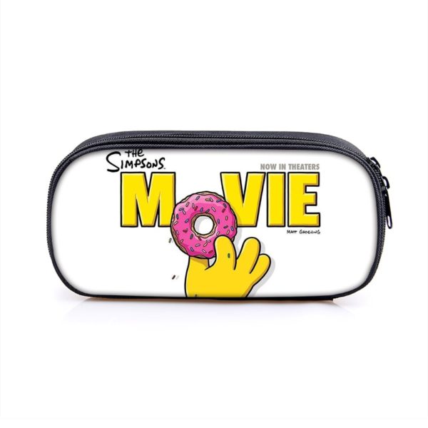 The Simpsons Cosmetic Bags Boys Girls Children Large Pencil Case Purse Storage Bags Women Men Multifunction Makeup Bag - Image 39