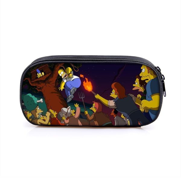 The Simpsons Cosmetic Bags Boys Girls Children Large Pencil Case Purse Storage Bags Women Men Multifunction Makeup Bag - Image 40